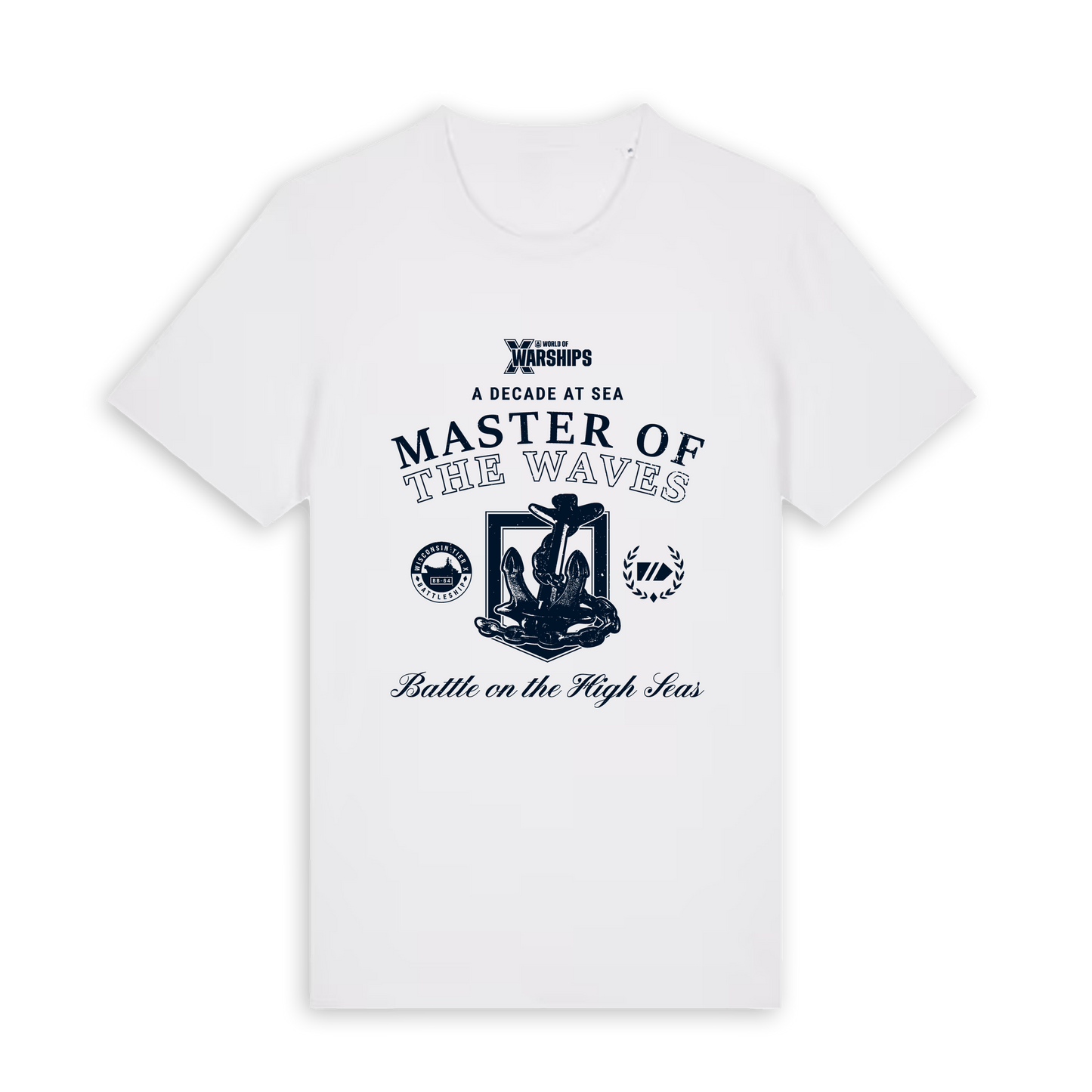 White Printed T-shirt Front