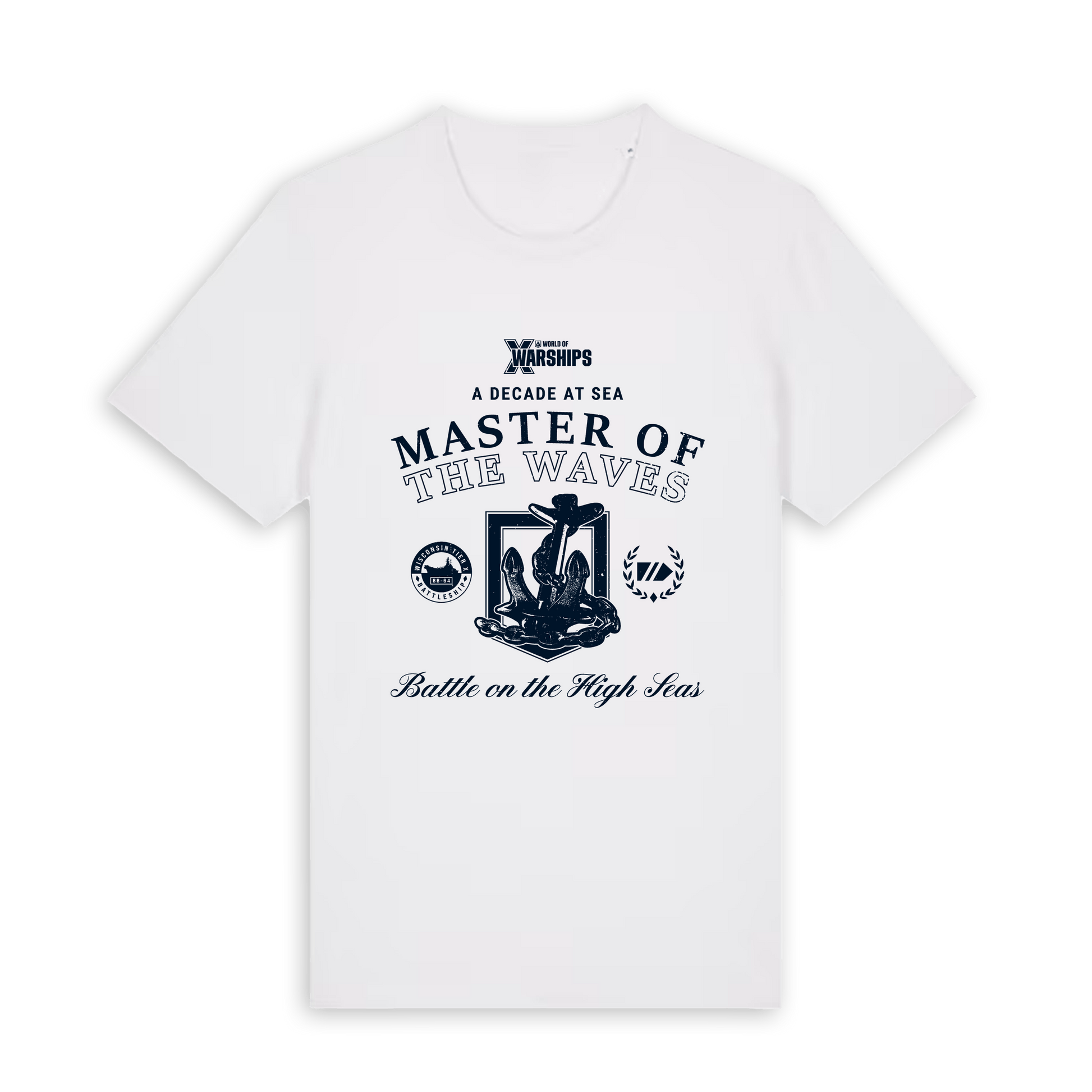 White Printed T-shirt Front