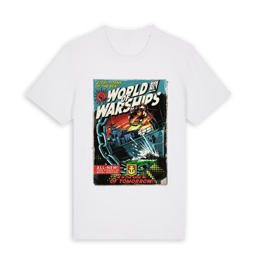 White Printed T-shirt Front