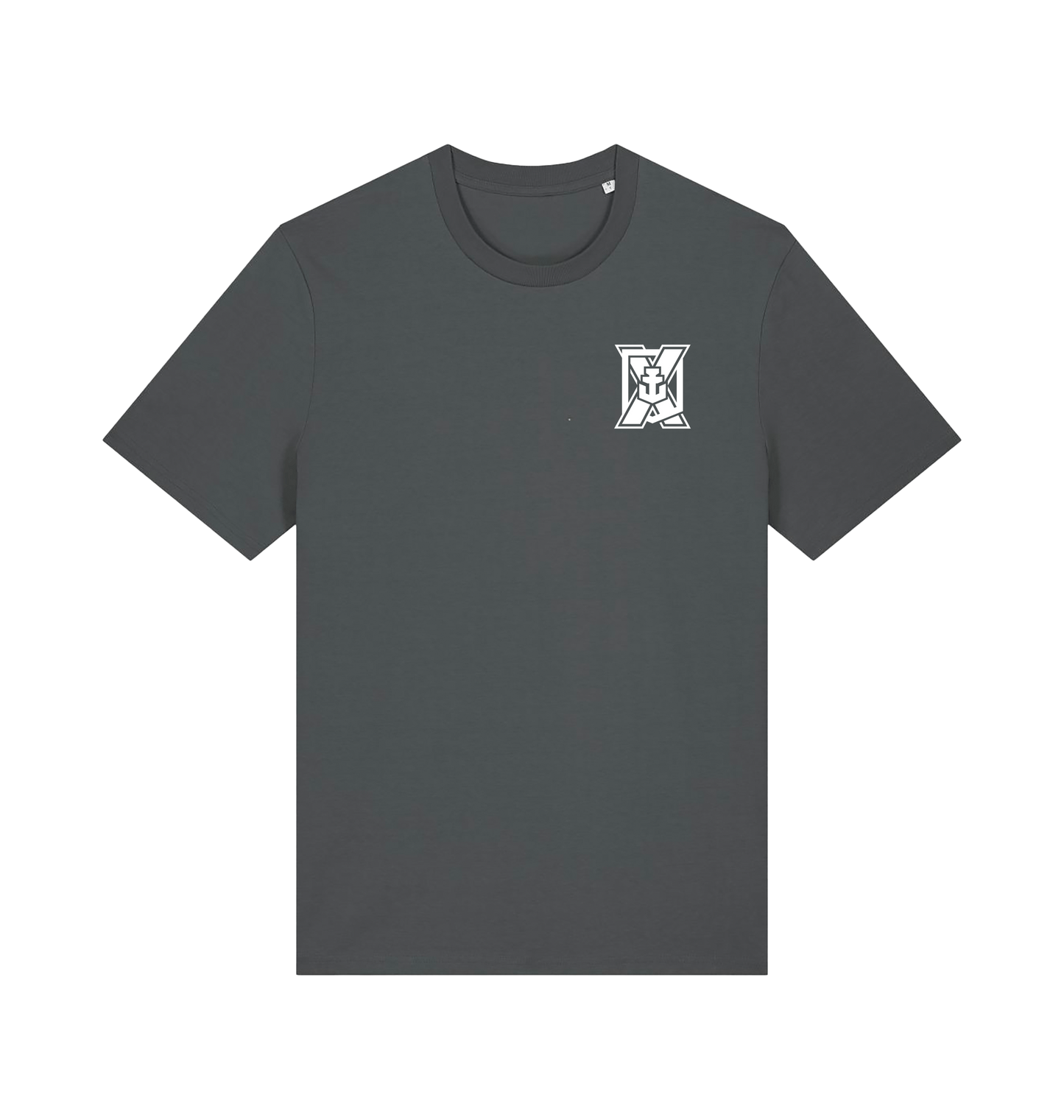 Anthracite Printed T-shirt Front