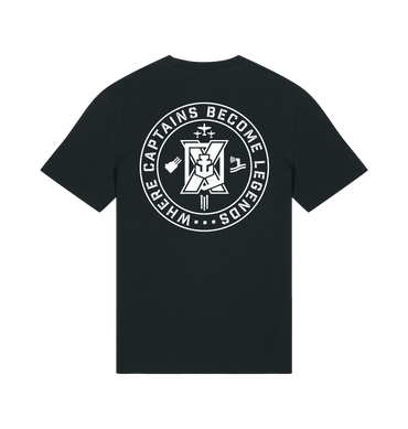 Black Printed T-shirt Back