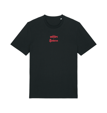 Black Printed T-shirt Front