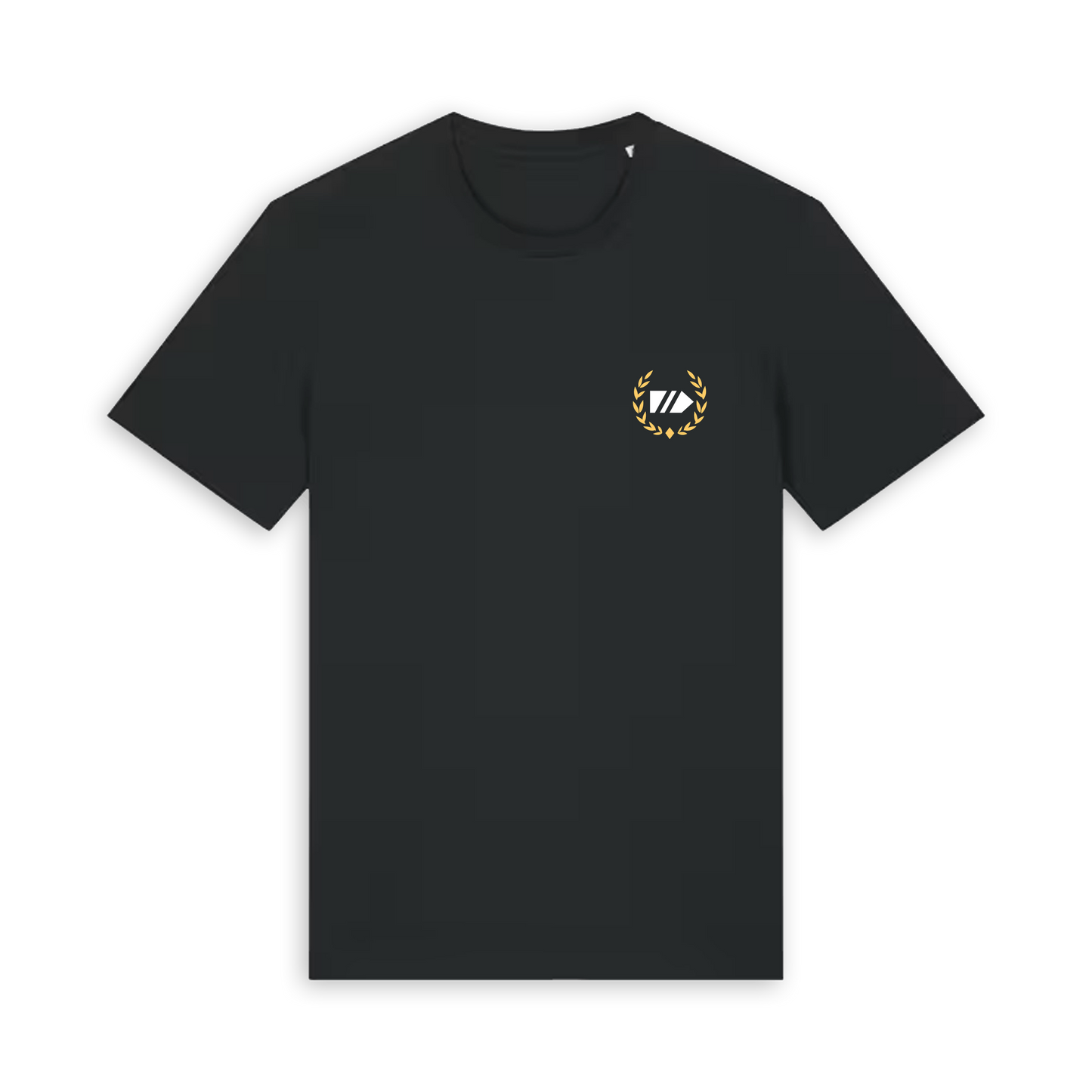 Black Printed T-shirt Front