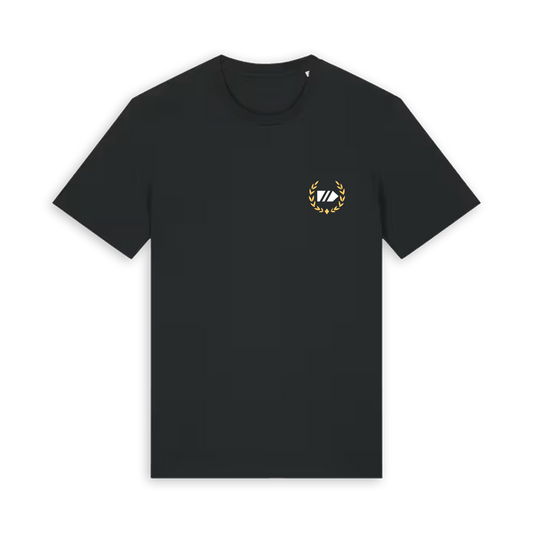 Black Printed T-shirt Front