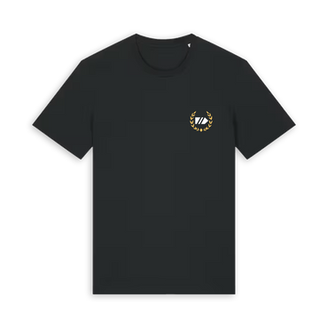 Black Printed T-shirt Front