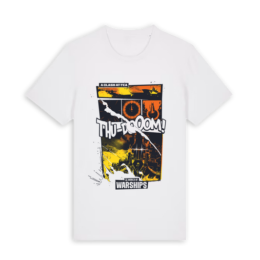White Printed T-shirt Front