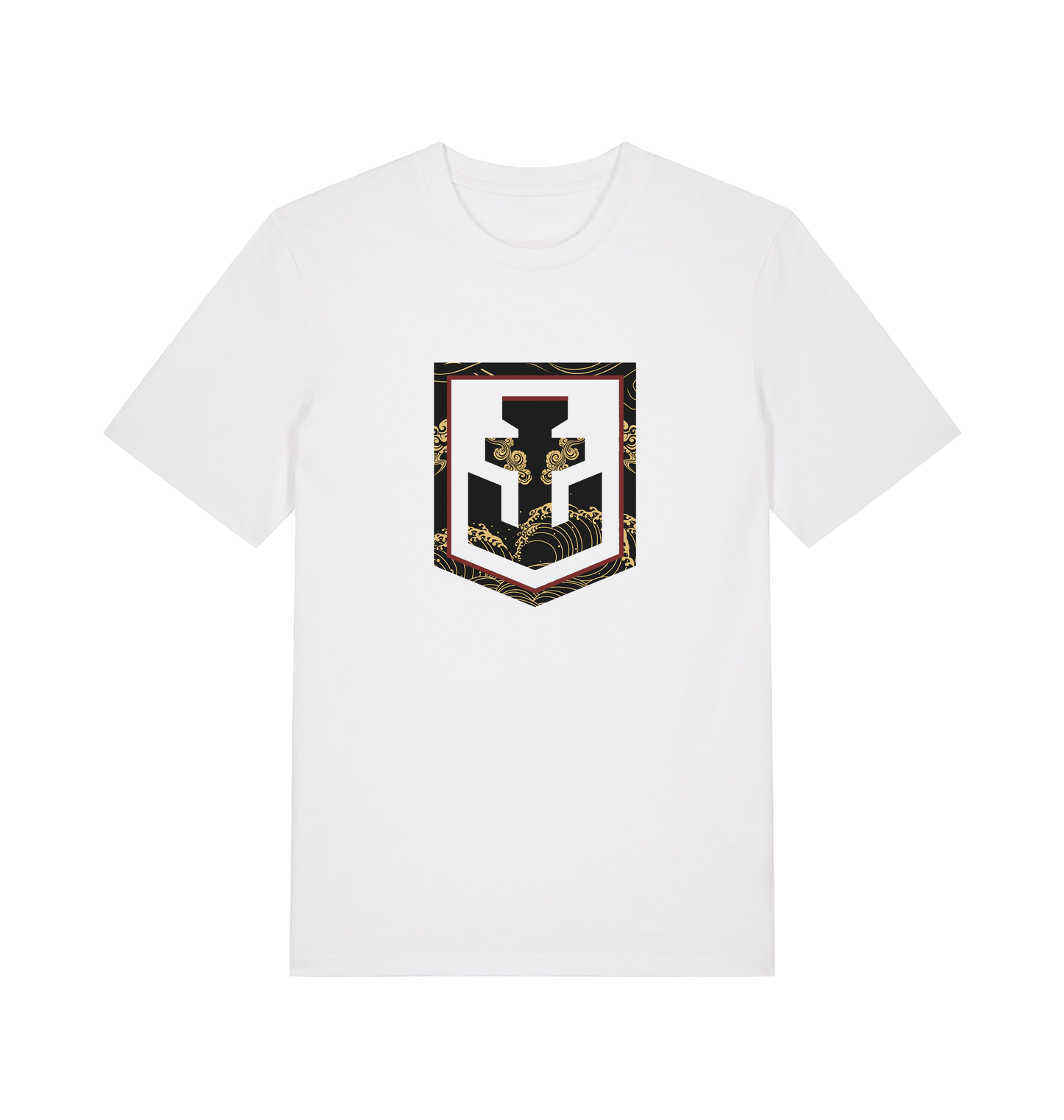 White Printed T-shirt Front