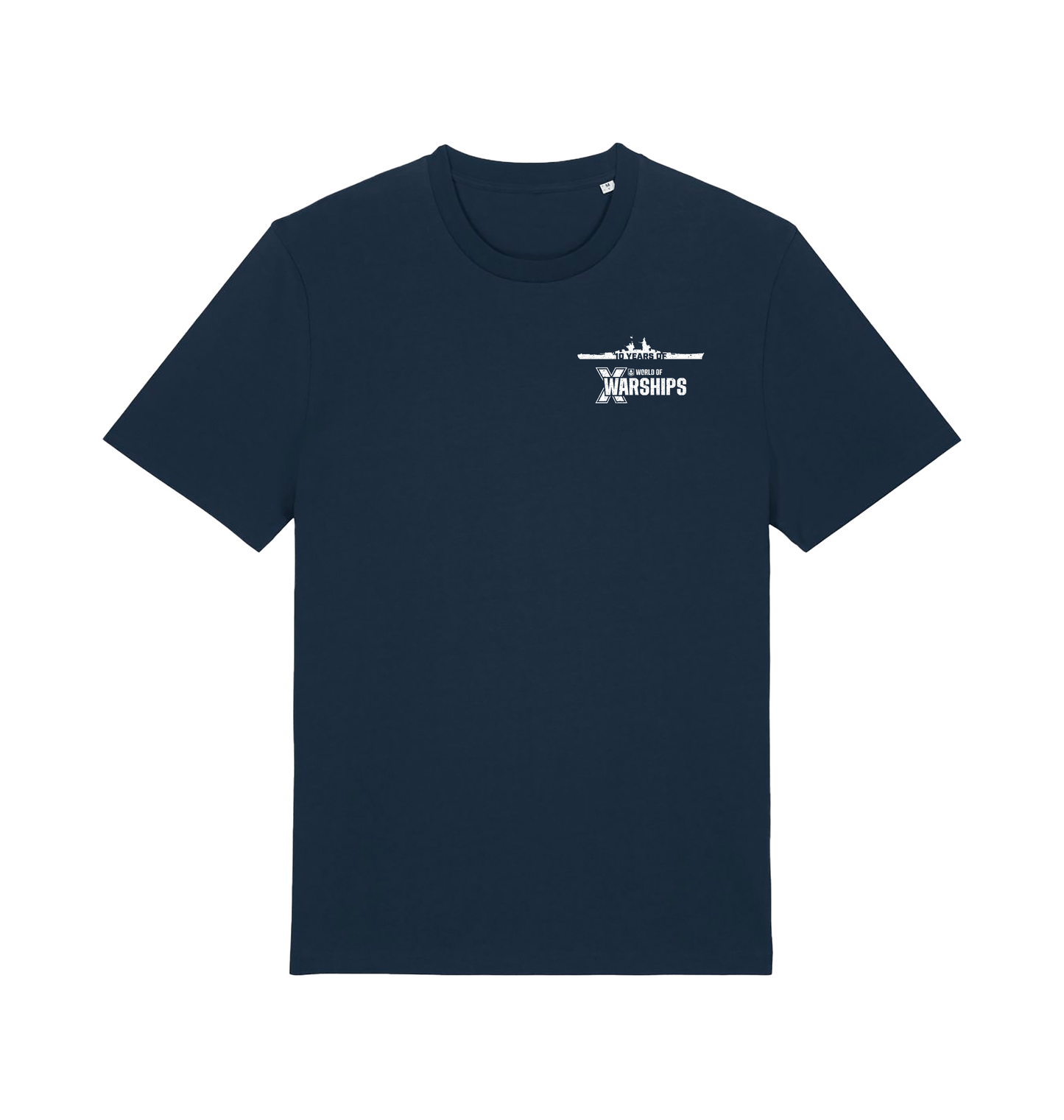 French Navy Printed T-shirt Front