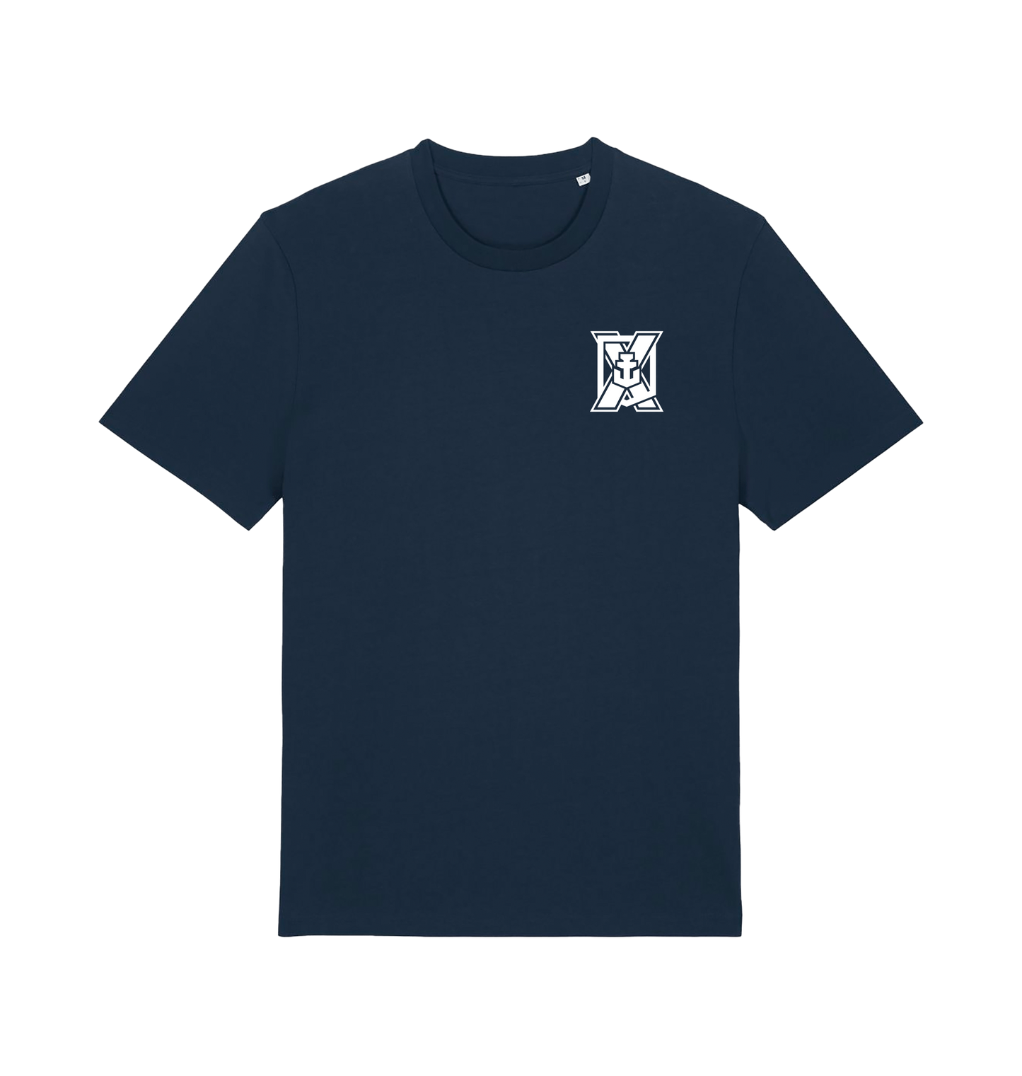 French Navy Printed T-shirt Front
