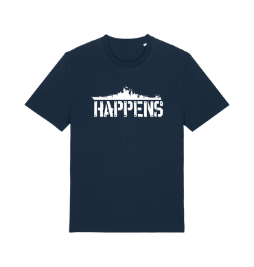 French Navy Printed T-shirt Front