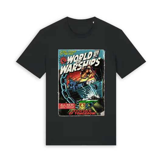 Black Printed T-shirt Front