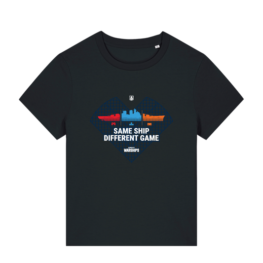 Platform Same Ship Different Game Fitted T Shirt