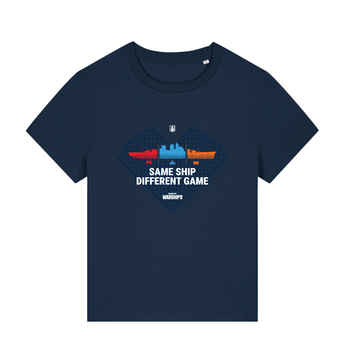 Platform Same Ship Different Game Fitted T Shirt