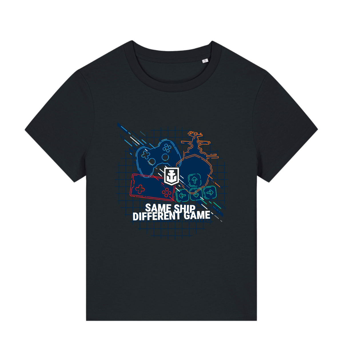 Controller Same Ship Different Game Fitted T Shirt