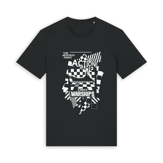 Black Printed T-shirt Front