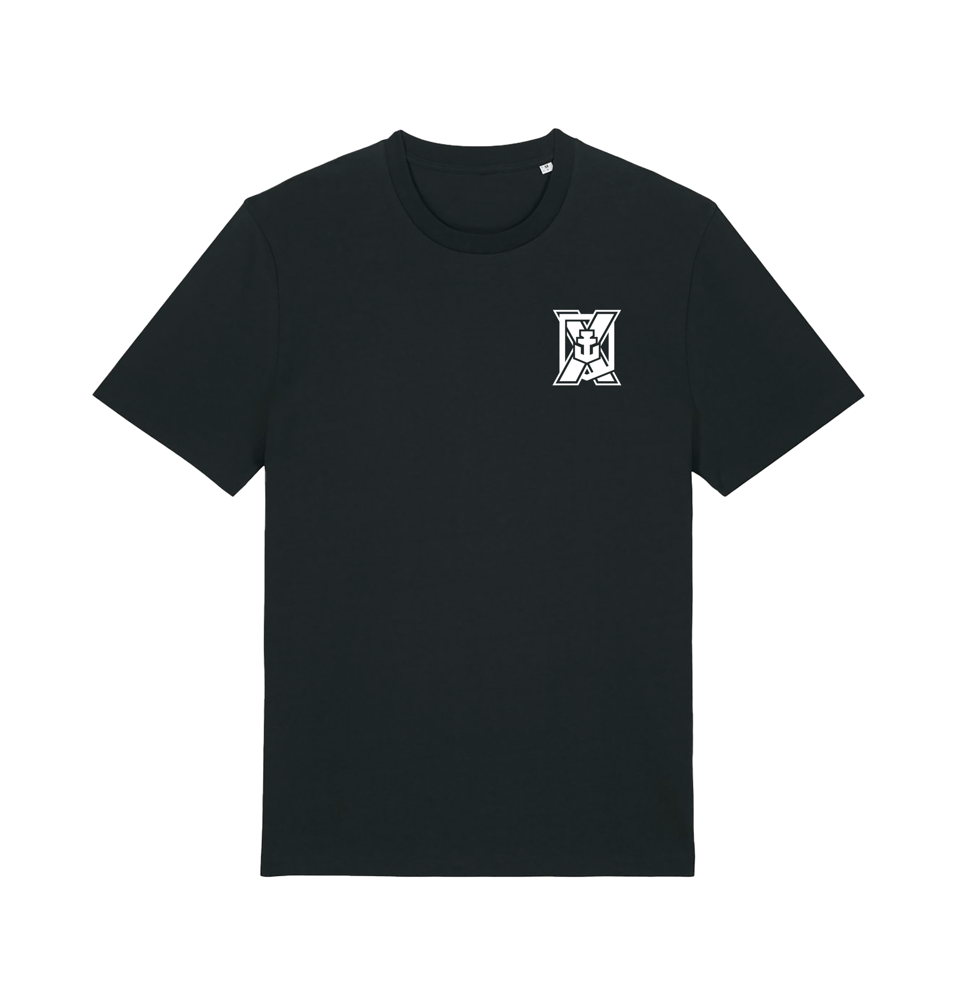 Black Printed T-shirt Front