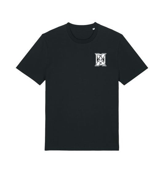 Black Printed T-shirt Front