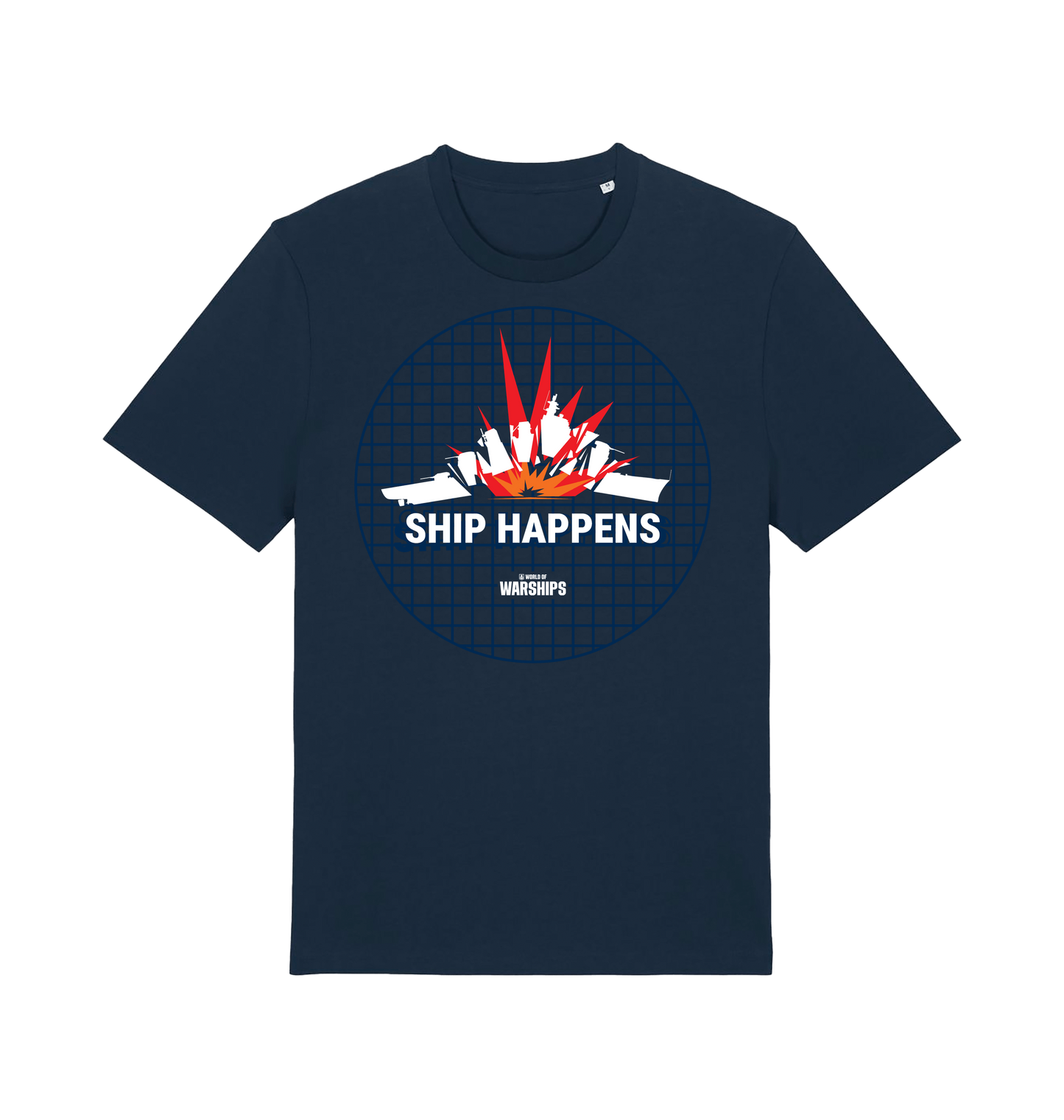 French Navy Printed T-shirt Front