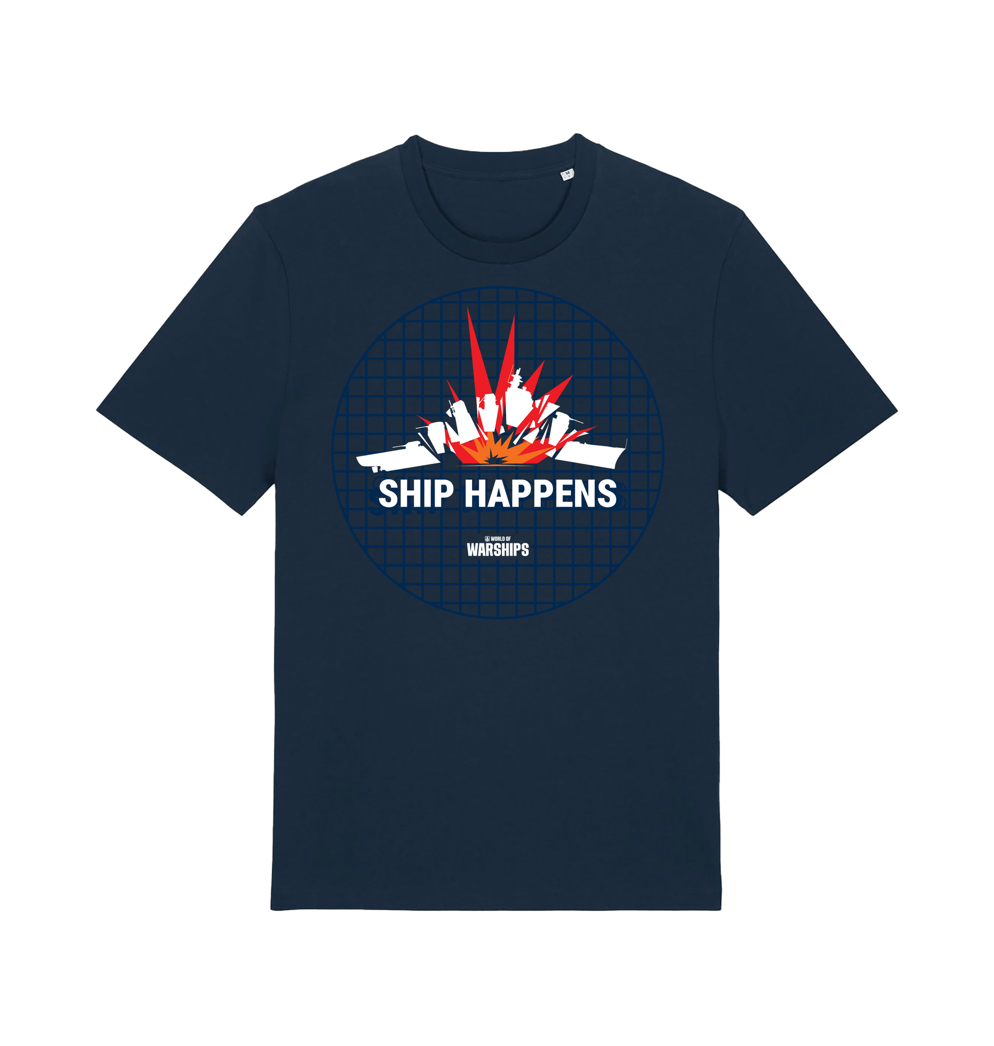 French Navy Printed T-shirt Front