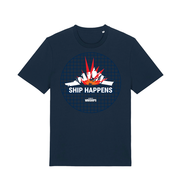 French Navy Printed T-shirt Front