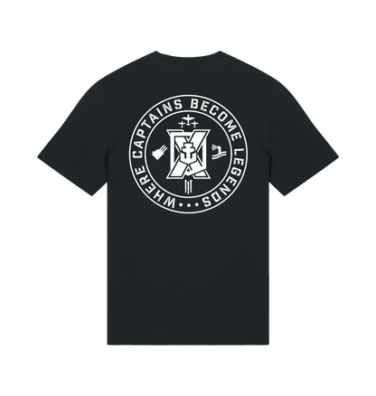 Black Printed T-shirt Back