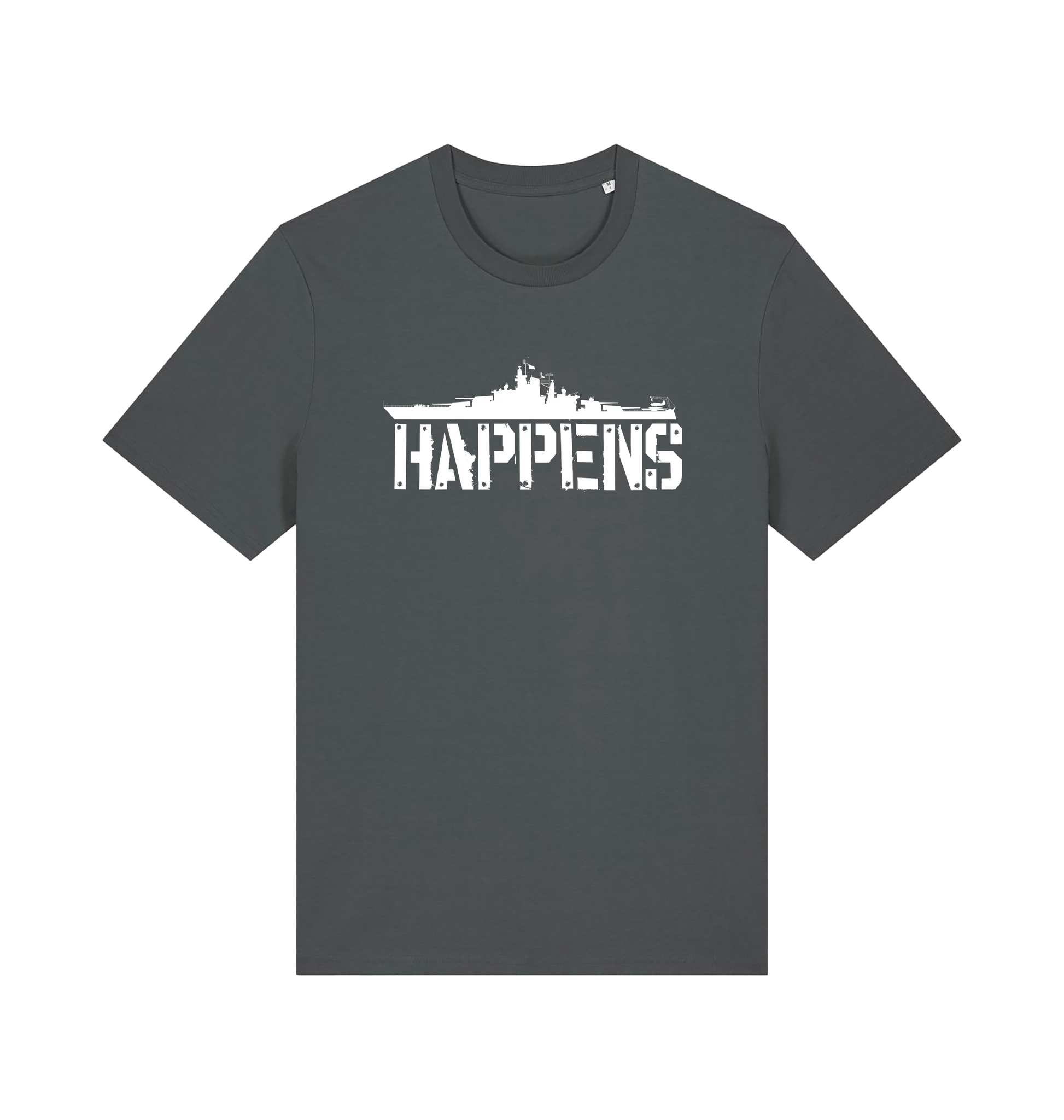 Anthracite Printed T-shirt Front