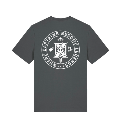 Anthracite Printed T-shirt Back
