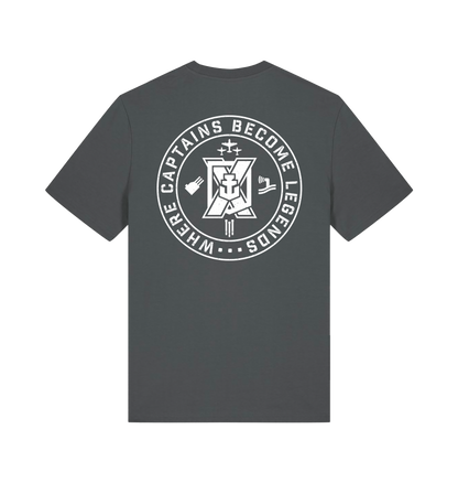 Anthracite Printed T-shirt Back