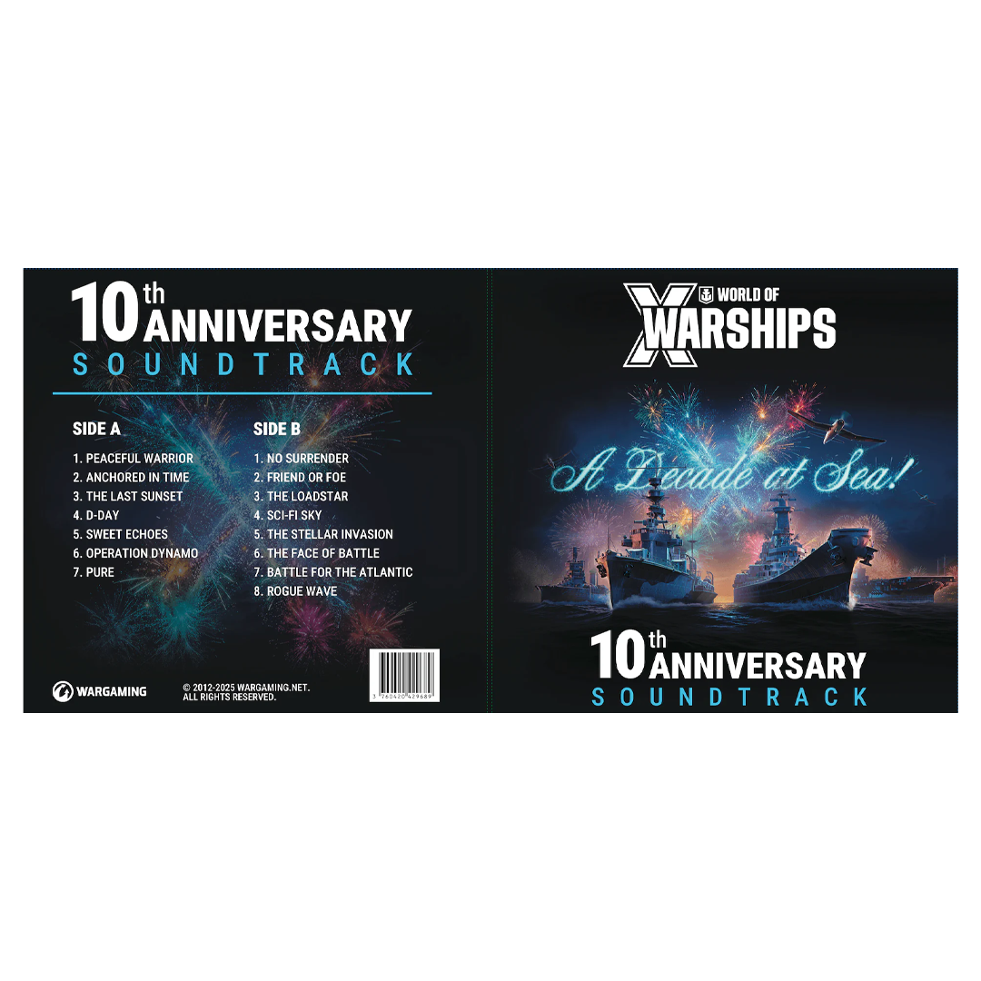 World of Warships 10th Anniversary Soundtrack Vinyl
