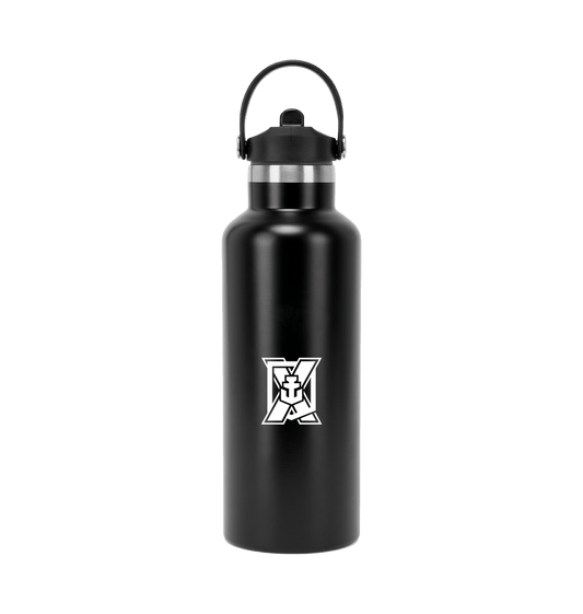 Black Water Bottle Front