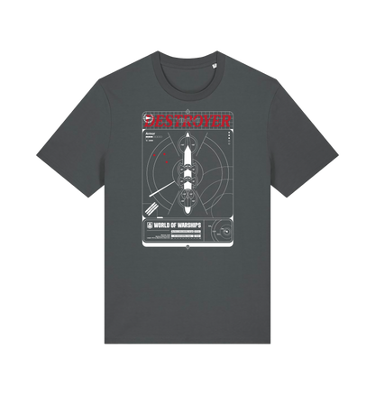 Anthracite Printed T-shirt Front