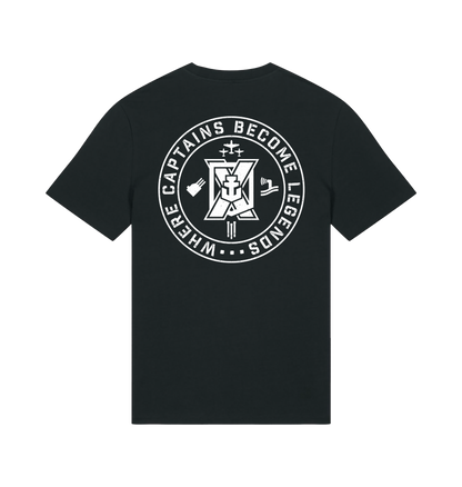 Black Printed T-shirt Back