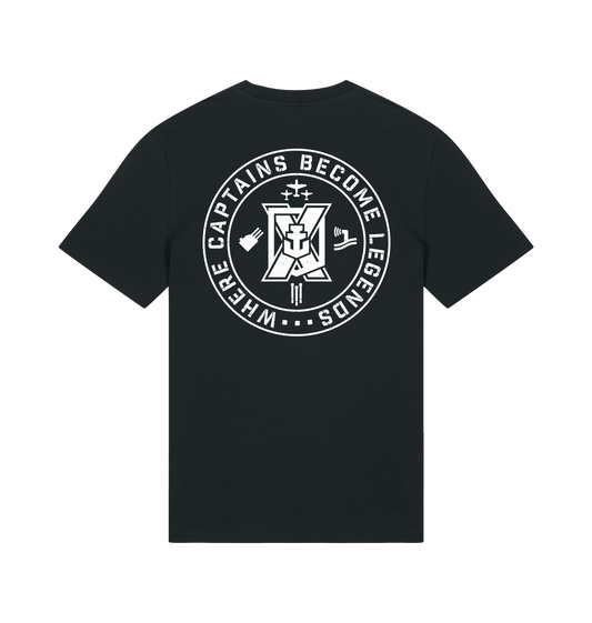 Black Printed T-shirt Back