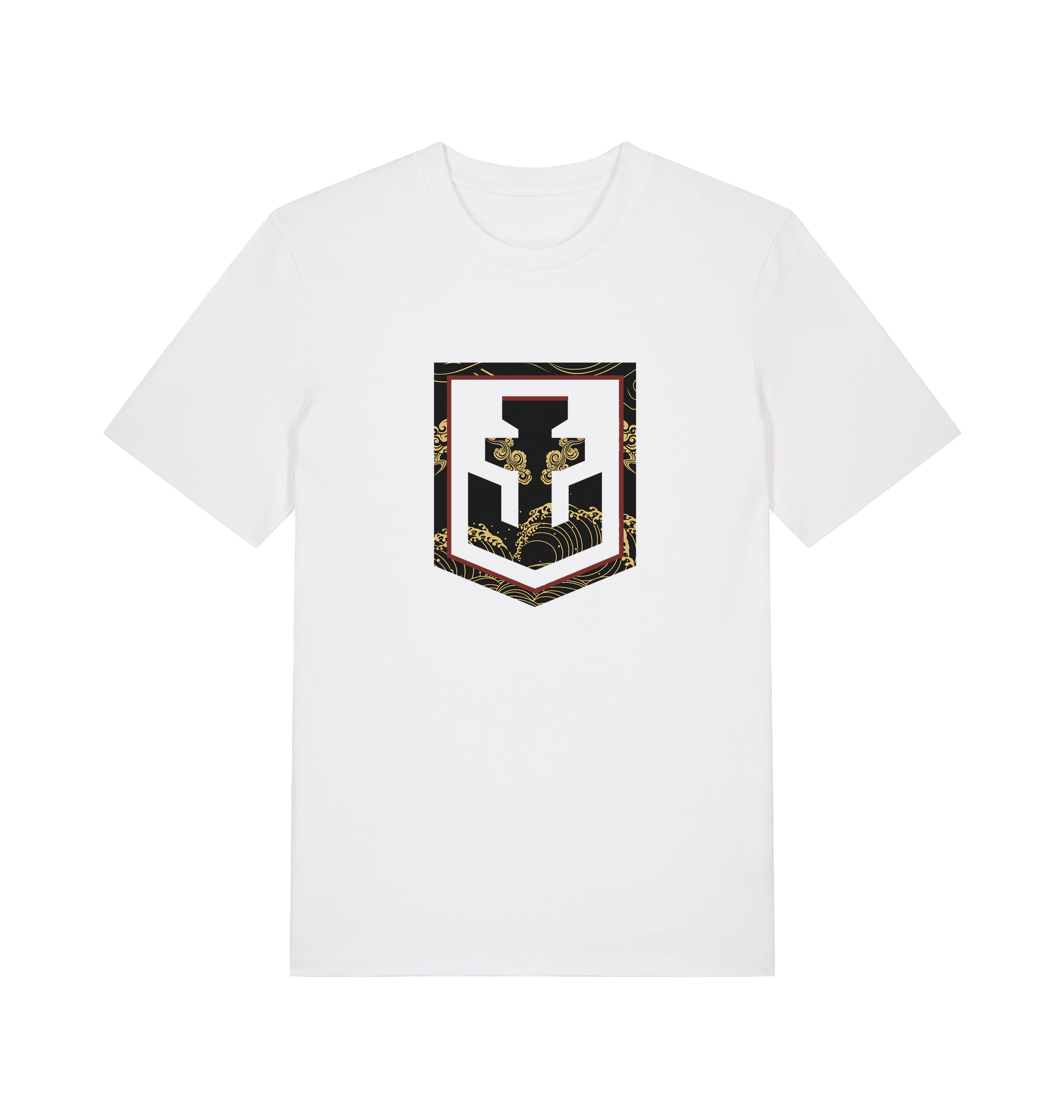 White Printed T-shirt Front