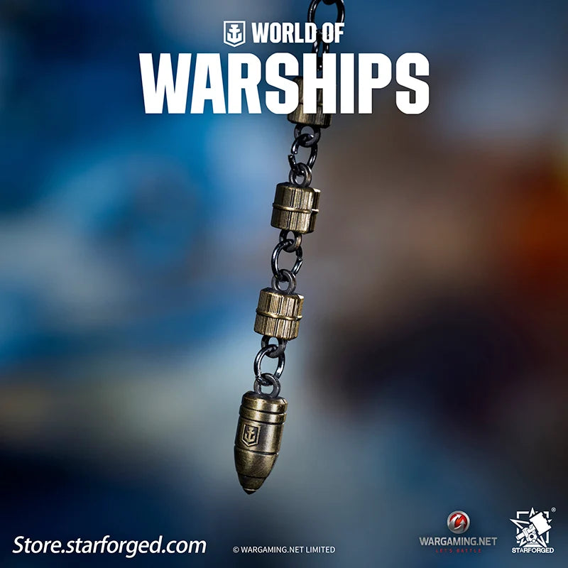 Starforged World of Warships Bullet Launch Keychain