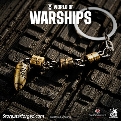 Starforged World of Warships Bullet Launch Keychain
