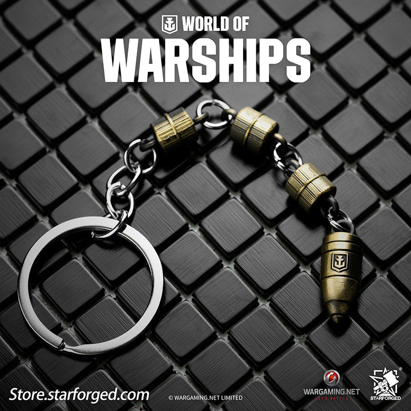 Starforged World of Warships Bullet Launch Keychain