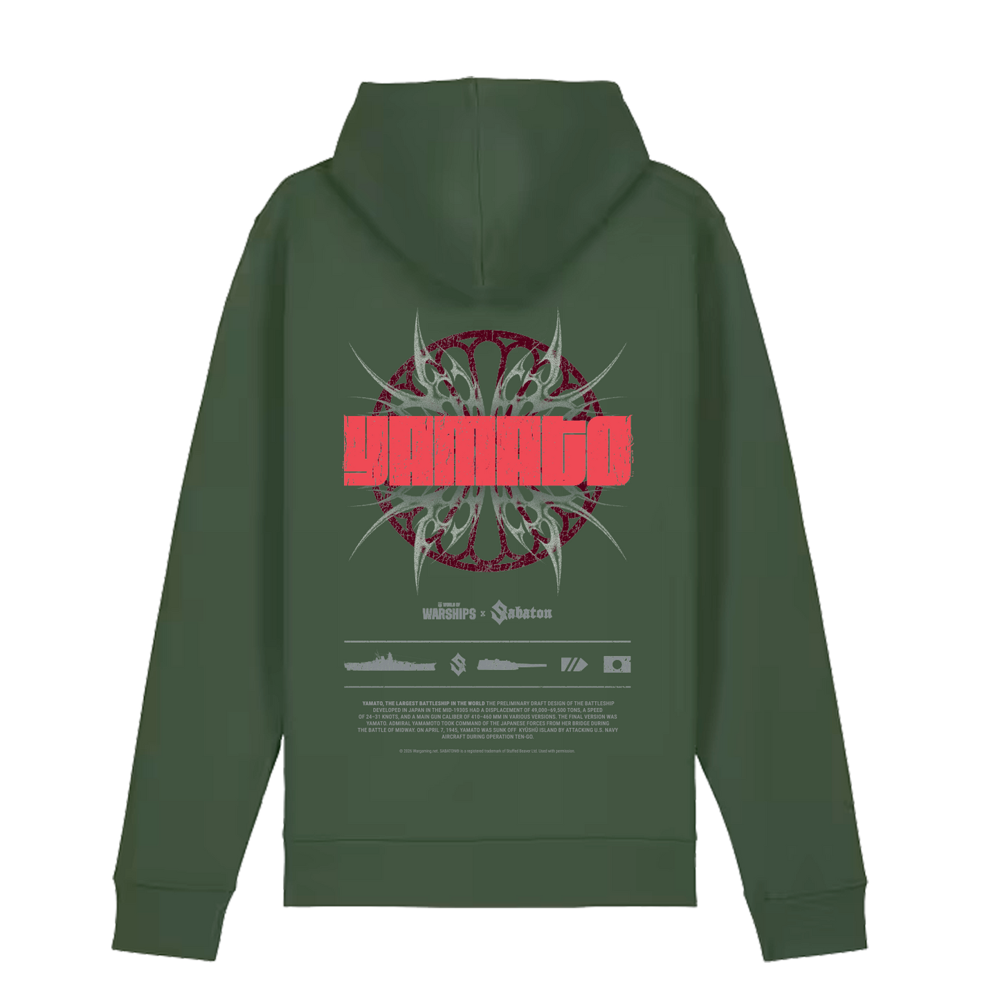 Yamato Band Hoodie - World of Warships x Sabaton