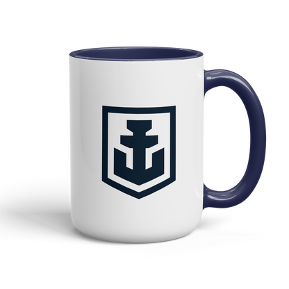World of Warships Icon Navy Two Tone Mug