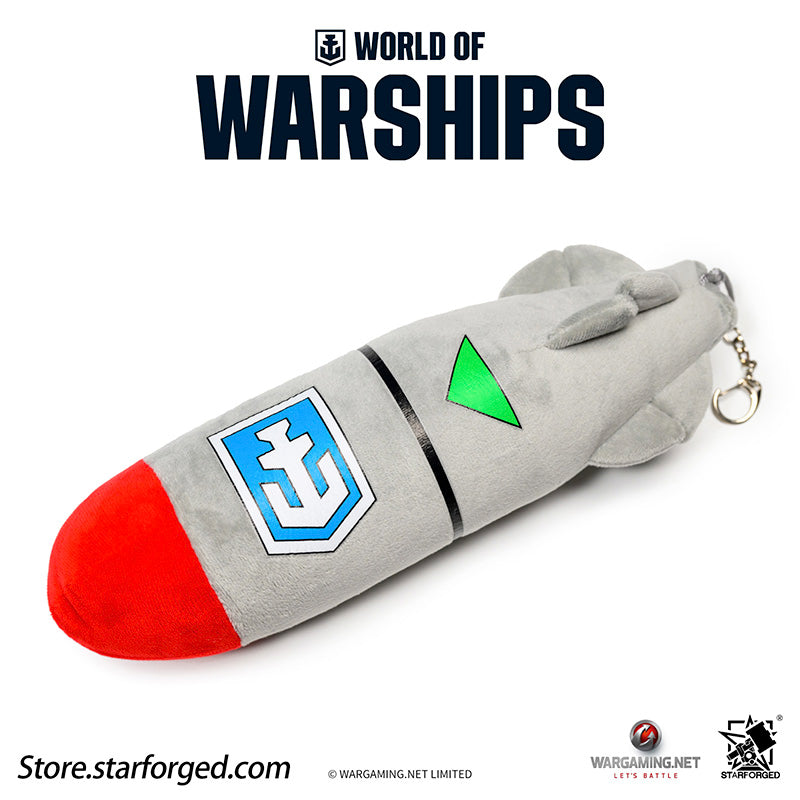 Starforged World of Warships Torpedo Bomb Plush Toy - Small