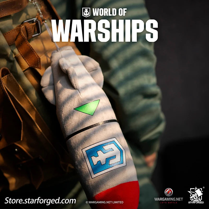 Starforged World of Warships Torpedo Bomb Plush Toy - Small