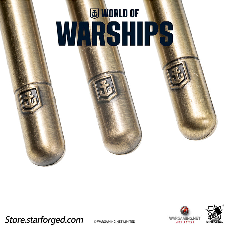 Starforged World of Warships Torpedo Keychain - Triple