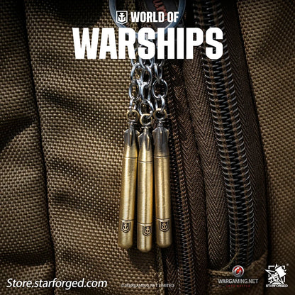 Starforged World of Warships Torpedo Keychain - Triple