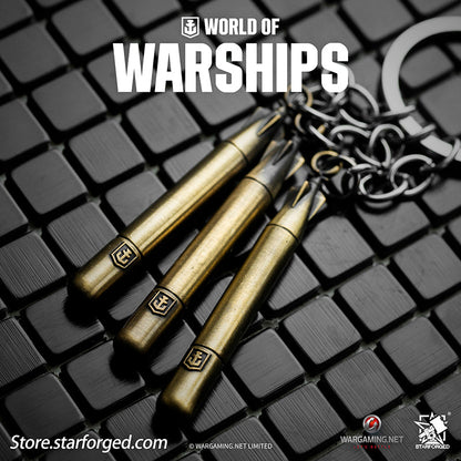 Starforged World of Warships Torpedo Keychain - Triple