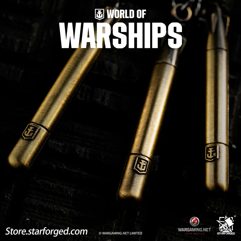 Starforged World of Warships Torpedo Keychain - Triple