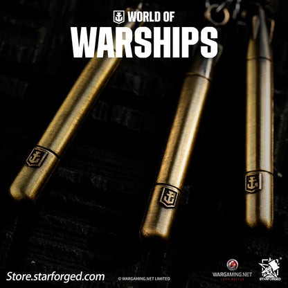 Starforged World of Warships Torpedo Keychain - Triple