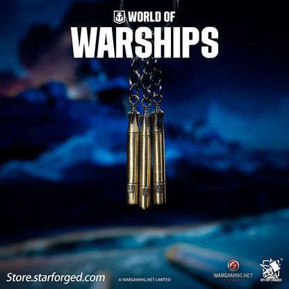 Starforged World of Warships Torpedo Keychain - Triple