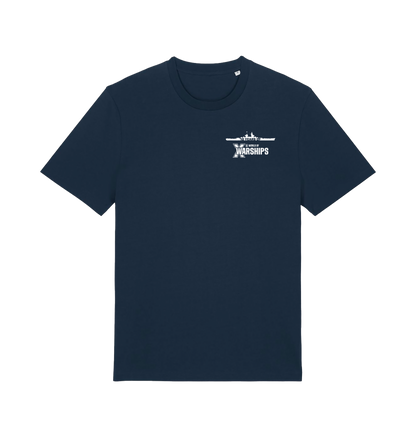 French Navy Printed T-shirt Front