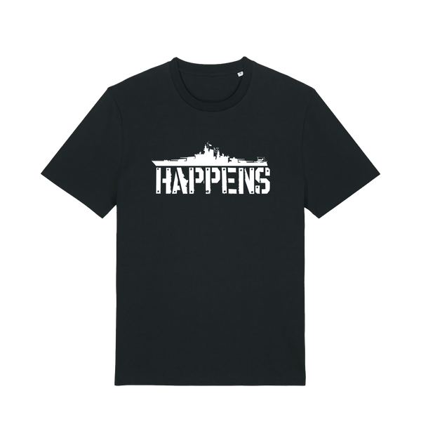 Black Printed T-shirt Front