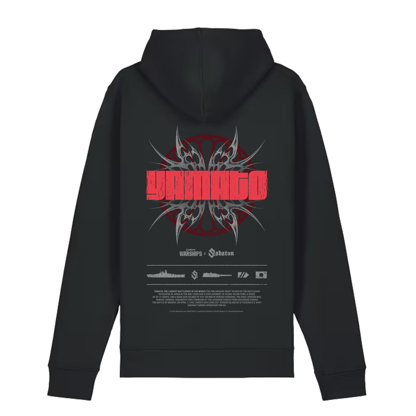 Yamato Band Hoodie - World of Warships x Sabaton
